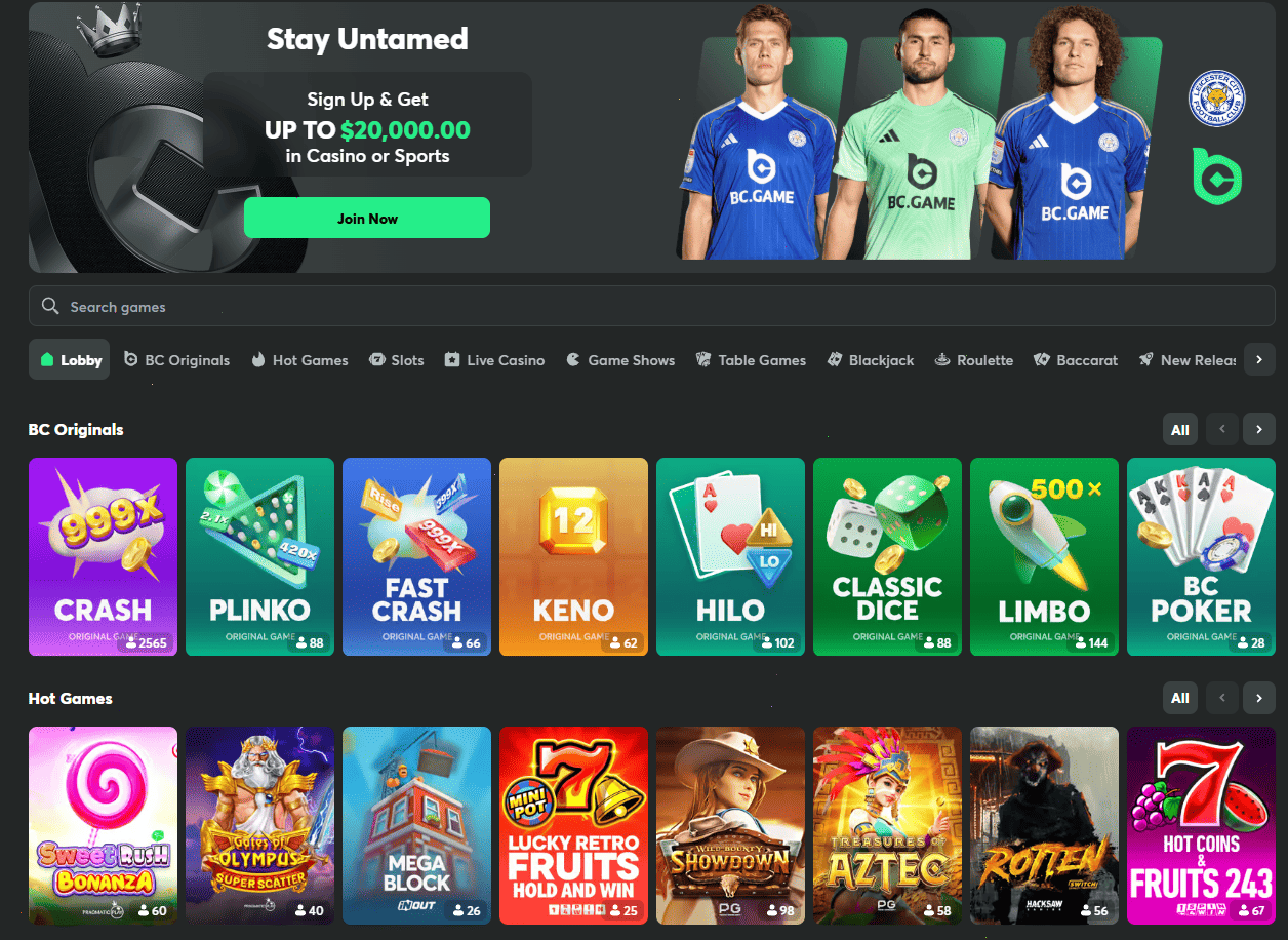 BC Game – Official Online Casino in Canada